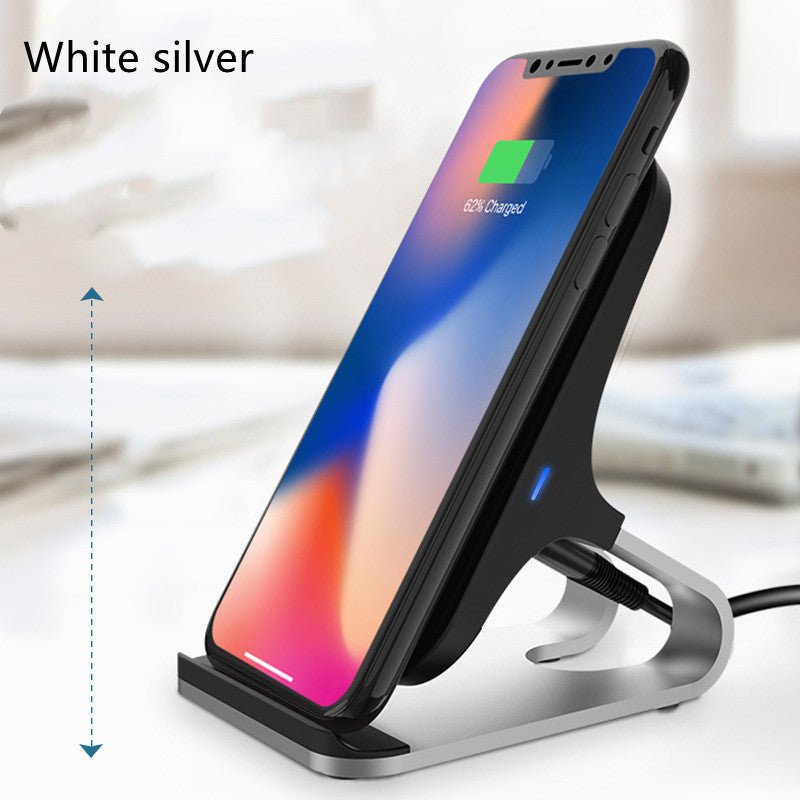 Aluminum Alloy QI Fast Charging 15W Wireless Charger Mobile Phone Holder - Zambeel
