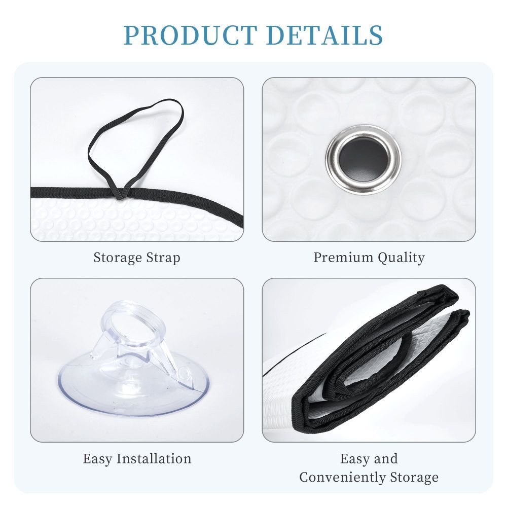 Aluminum Foil Car Windshield Sun Visor - Zambeel