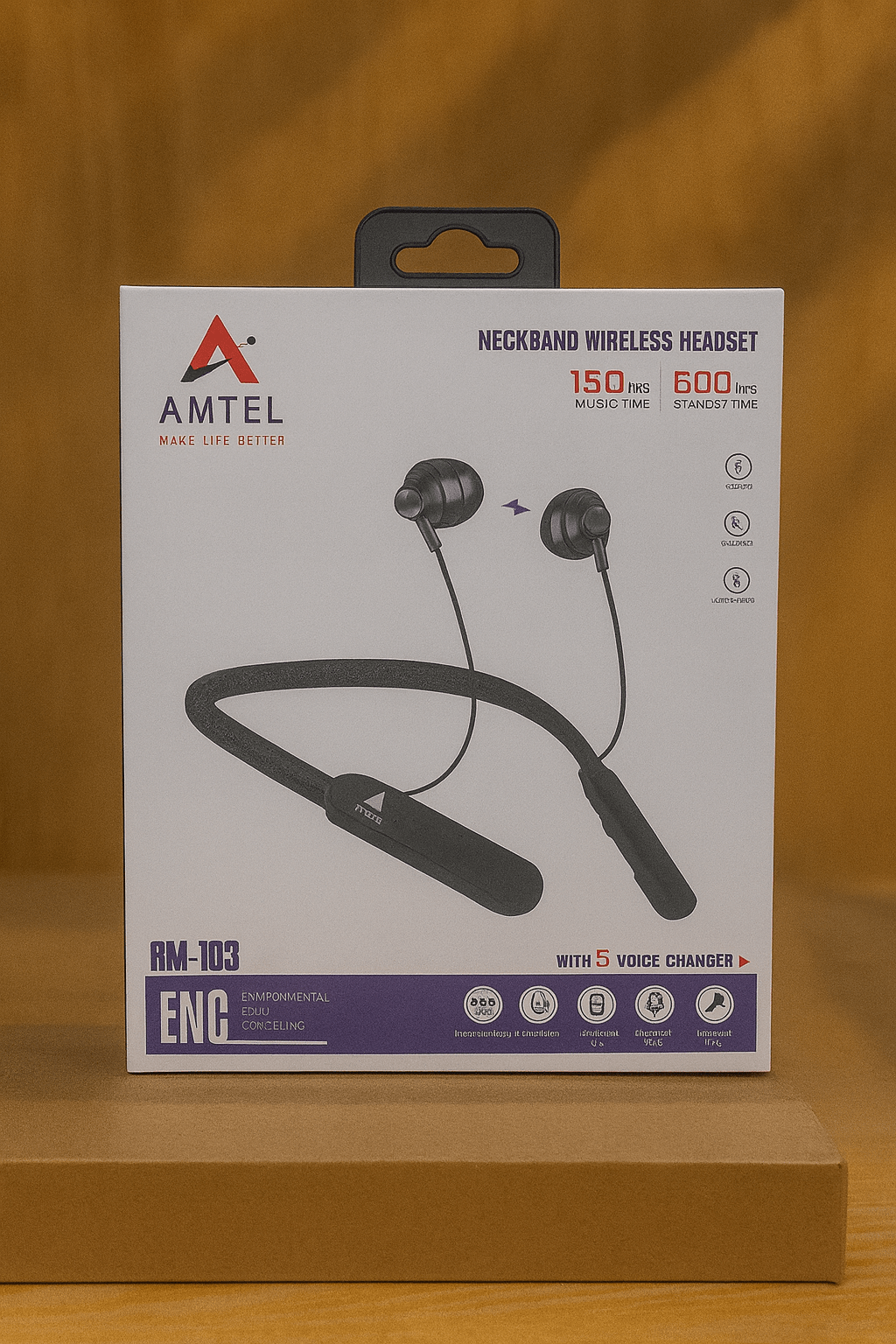 Amtel - Neckband Wireless Headset - Zambeel