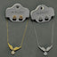 Angel Wings Drop Necklace Set - Zambeel
