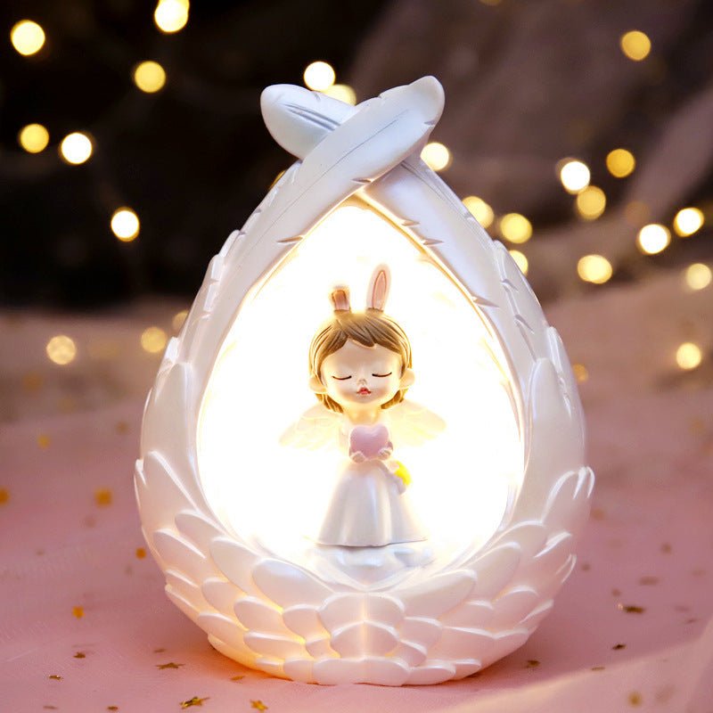Angel Wings Star Light Bedside Sleeping Night Light - Zambeel