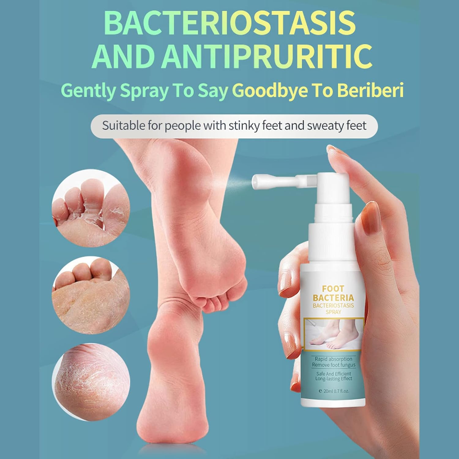 Ansiyi - Foot Bacteria Bacteriostasis Spray (Original) - Zambeel