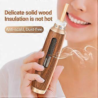 Anti - Scald Wooden Ashtray Container - Zambeel