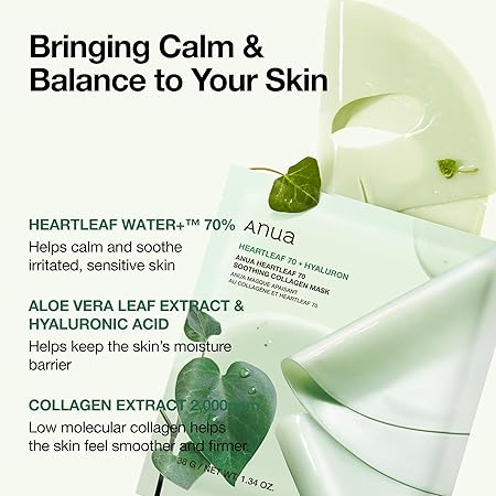 Anua - Soothing Collagen Mask - Zambeel