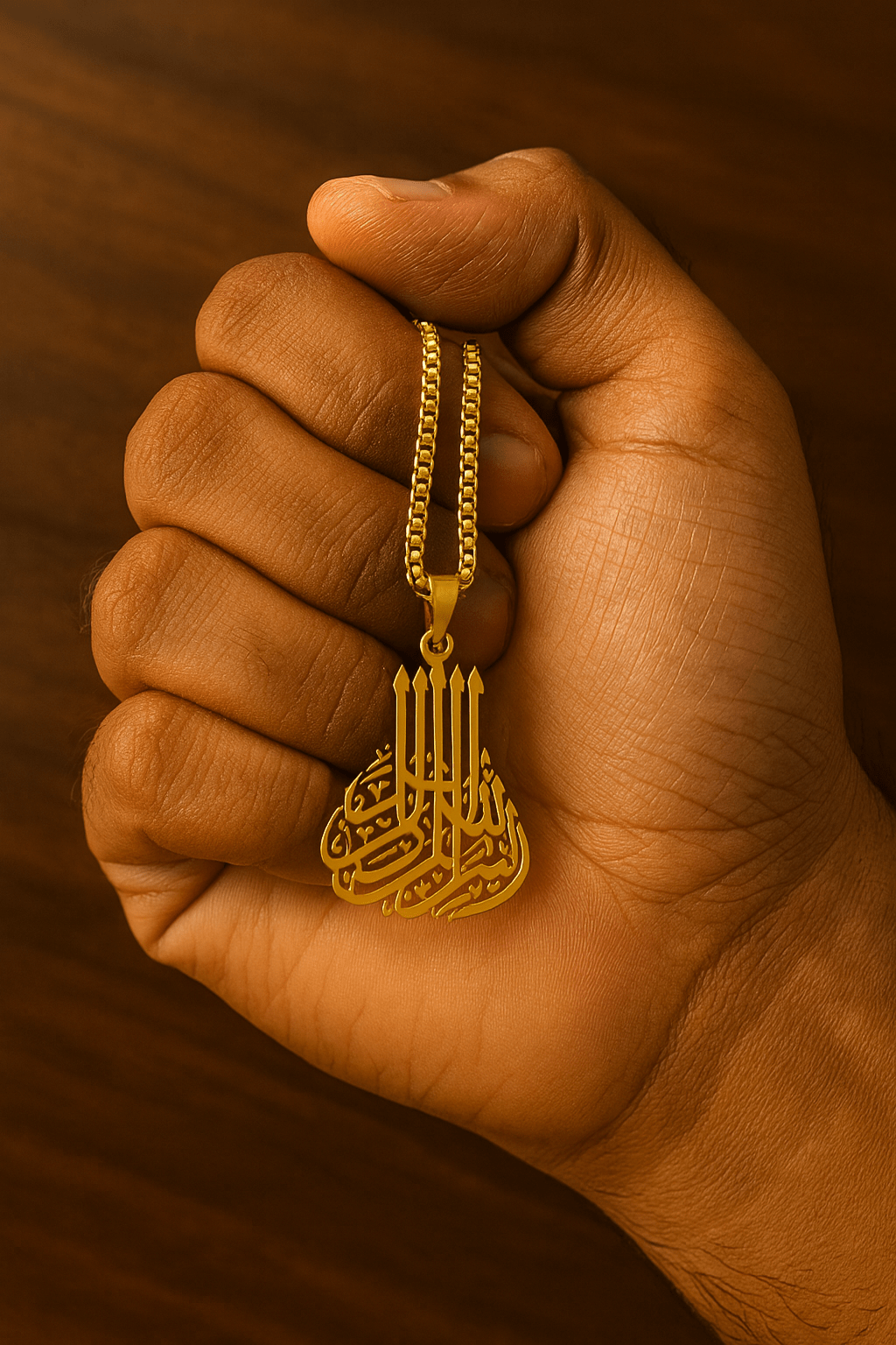 Arabic Calligraphy Design Necklace - Zambeel