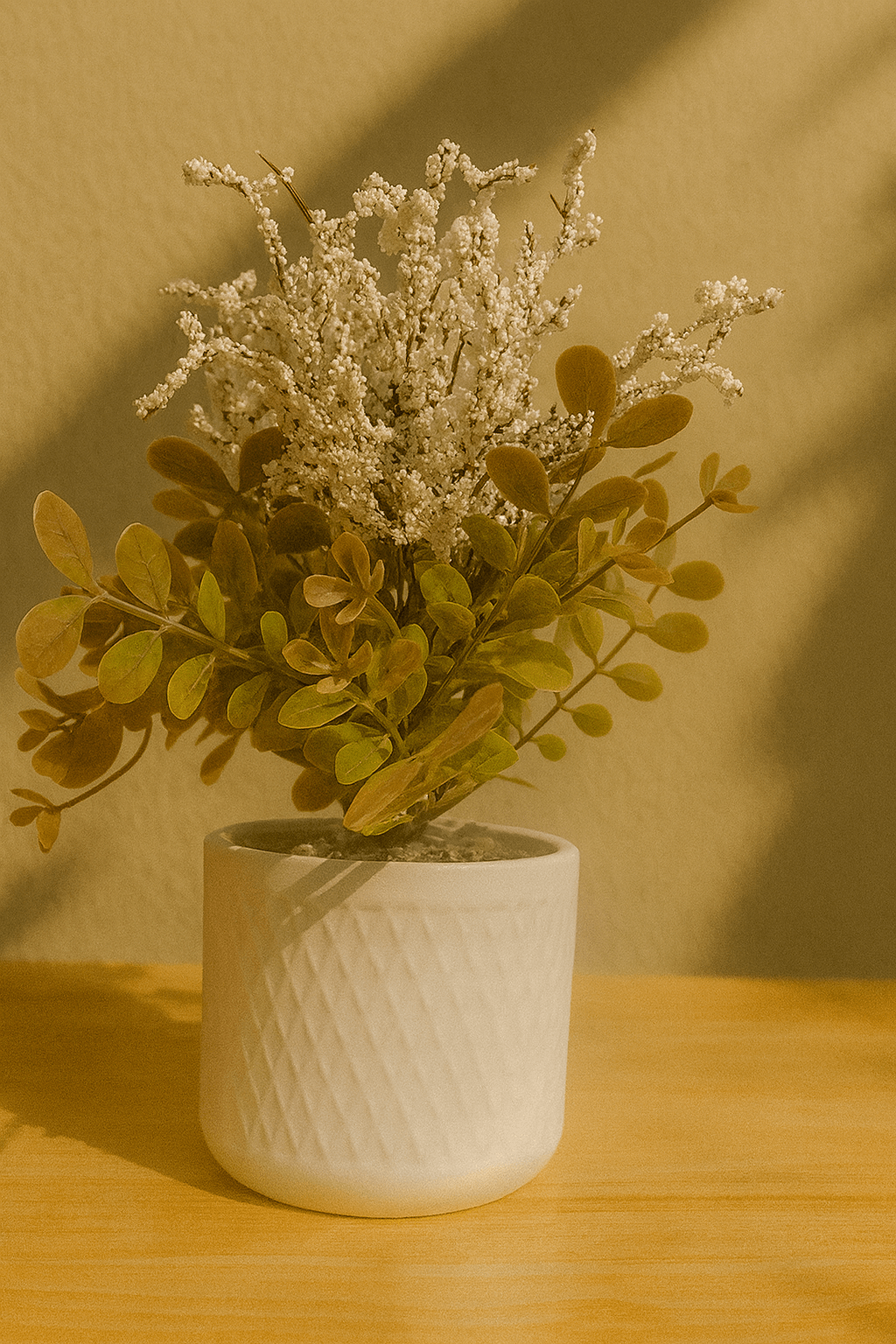 Artificial Potted Plant with Leaves - Zambeel