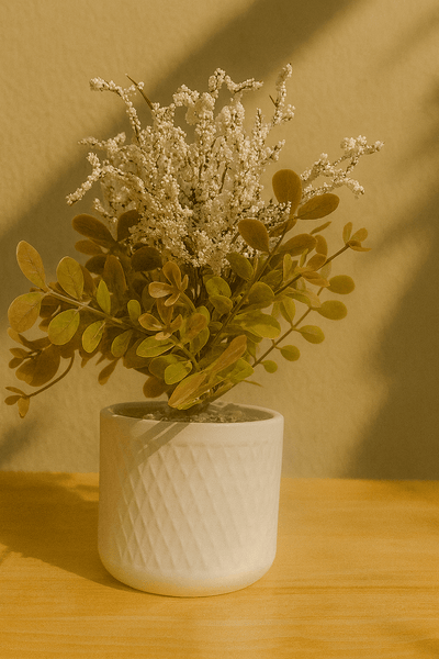 Artificial Potted Plant with Leaves - Zambeel