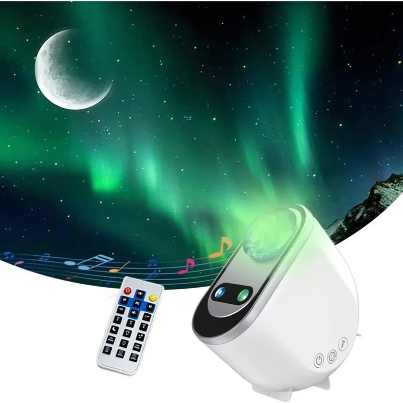 Aurora Borealis Starlight Projectors LED Galaxy Star Atmosphere Galaxy Night Light Home Bedroom Sky Moon Lamp Room Decor Gift - Zambeel