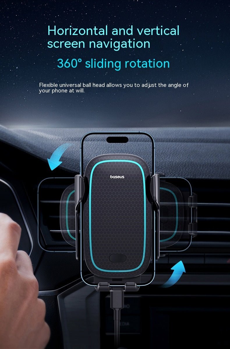 Automatic Car Phone Holder Wireless Charger - Zambeel