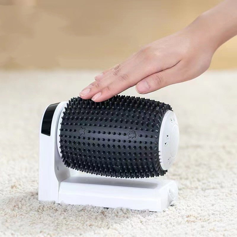 Automatic Cat Self Groomer Wall Corner Brushes Soft Cat Corner Scratcher Self Grooming - Zambeel
