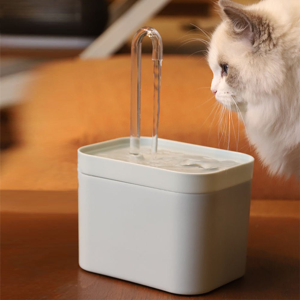 Automatic Cat Water Fountain Auto Filter USB Electric Mute Cat Drinker Bowl 1.5L Recirculate Filtring Drinker For Cats Pet Water Dispenser - Zambeel