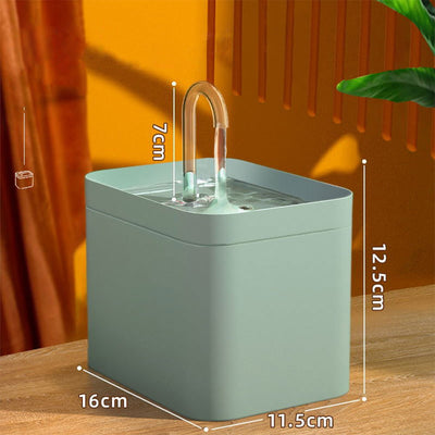 Automatic Cat Water Fountain Auto Filter USB Electric Mute Cat Drinker Bowl 1.5L Recirculate Filtring Drinker For Cats Pet Water Dispenser - Zambeel