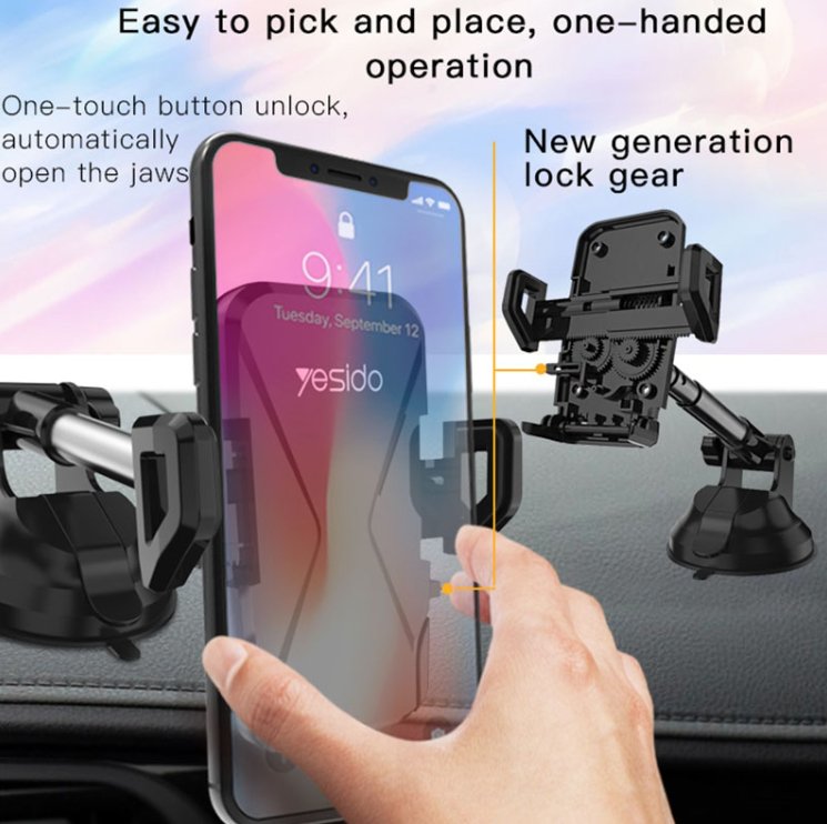 Automatic Clip Phone Holder - Zambeel
