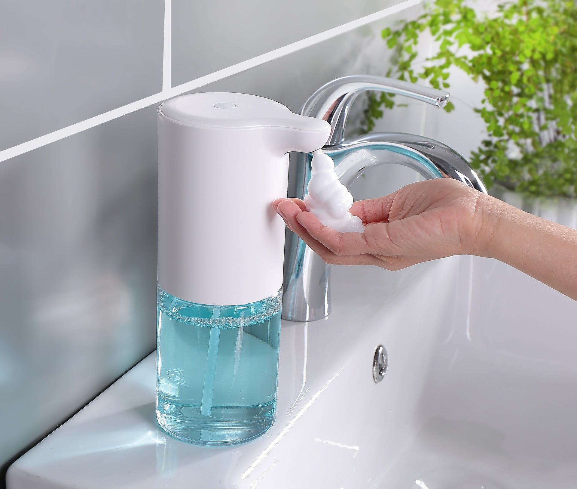 Automatic Induction Foam Soap Dispenser Hand Sanitizer Dispenser Smart Soap Dispenser - Zambeel