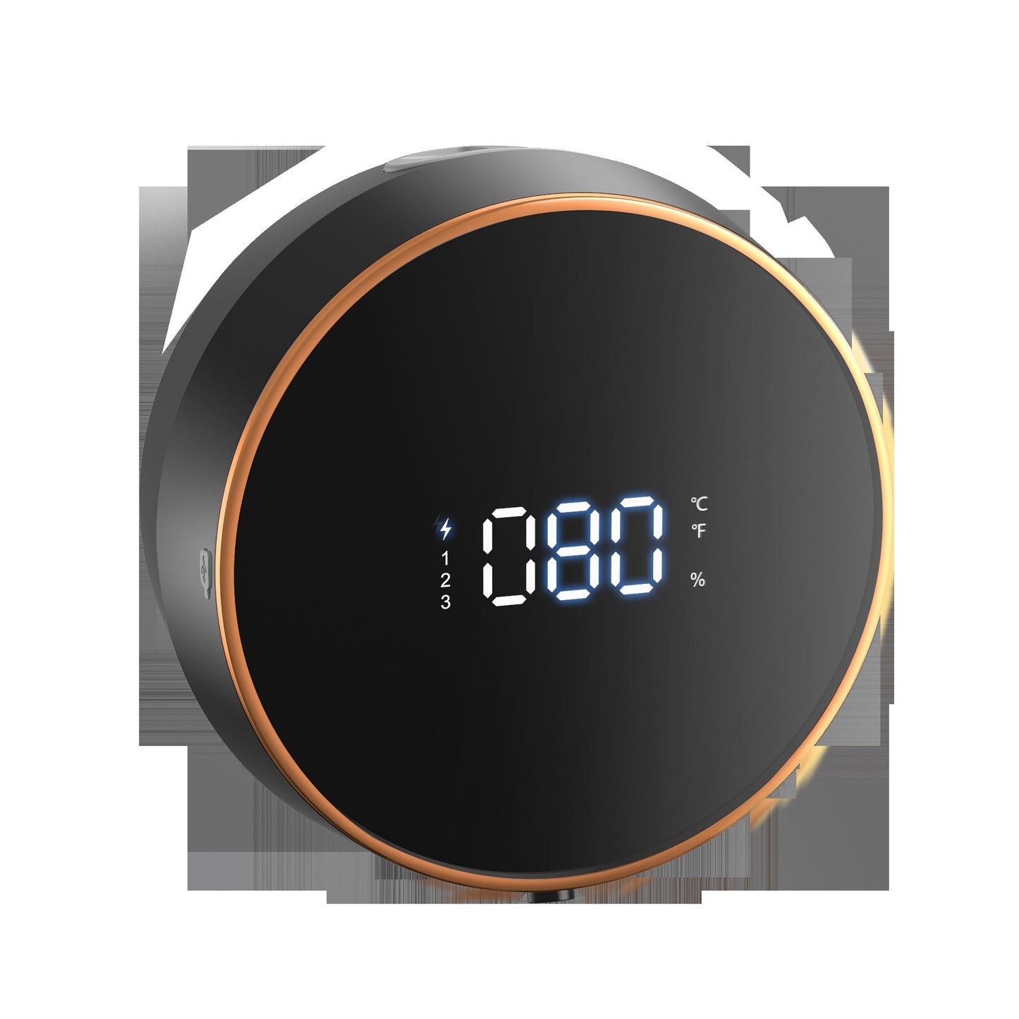 Automatic Induction Hand Sanitizer Machine Home Wall Mounted Foam Machine LED Temperature Display USB Rechargeable - Zambeel