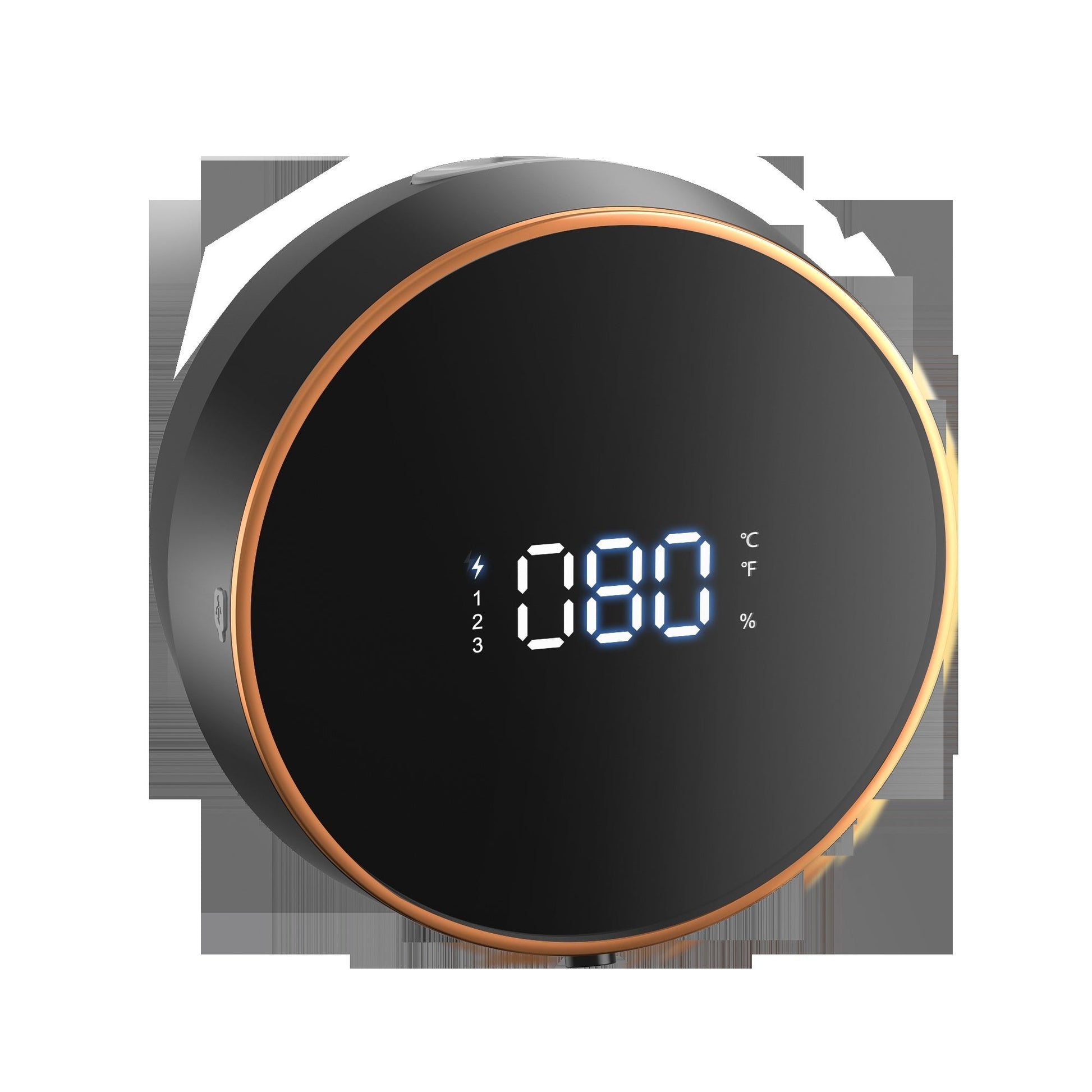 Automatic Induction Hand Sanitizer Machine Home Wall Mounted Foam Machine LED Temperature Display USB Rechargeable - Zambeel