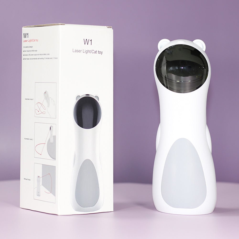 Automatic Laser Cat Toy Bear Laser Cat Toy LED Red Laser Cat Cat Toy - Zambeel