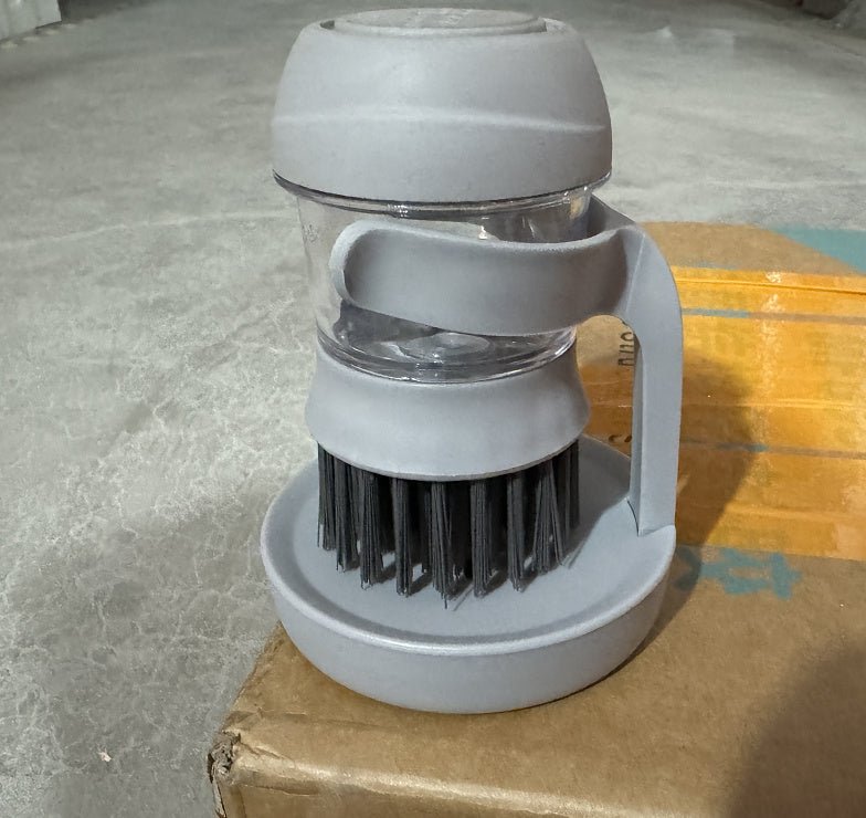 Automatic Liquid Adding Cleaning Brush Multifunctional Kitchen Pot Washing Brush - Zambeel