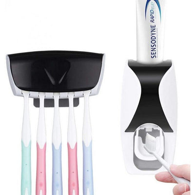 Automatic Toothpaste Dispenser with Toothbrush Holder - Zambeel