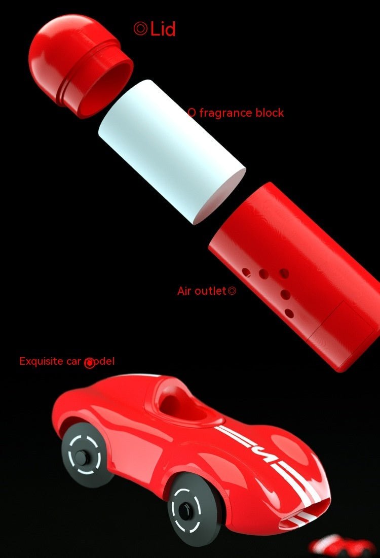 Automobile Aromatherapy Car Light Sense Model Decoration Solar Perfume Creative Personality Fragrance - Zambeel