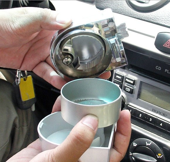 Automobile Products Shun Wei Car With Ashtray Three Color Belt LED Car Home Dual - Purpose Ashtray - Zambeel