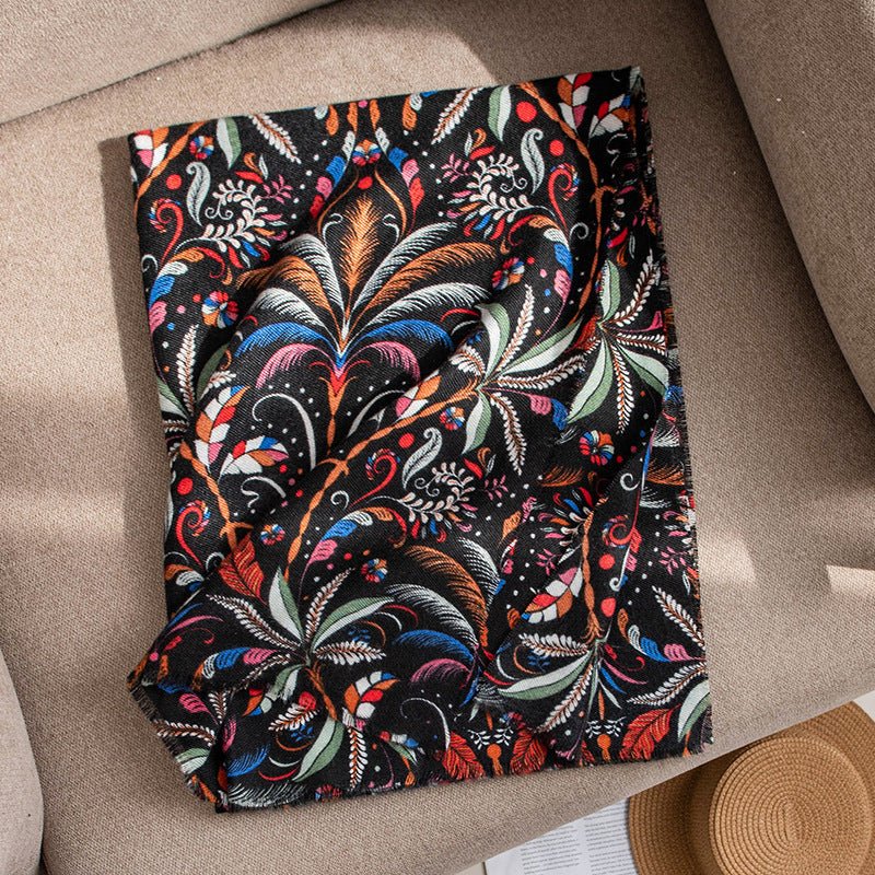 Autumn And Winter Cashmere Feel Scarf Women's All - match Atmosphere High Sense - Zambeel