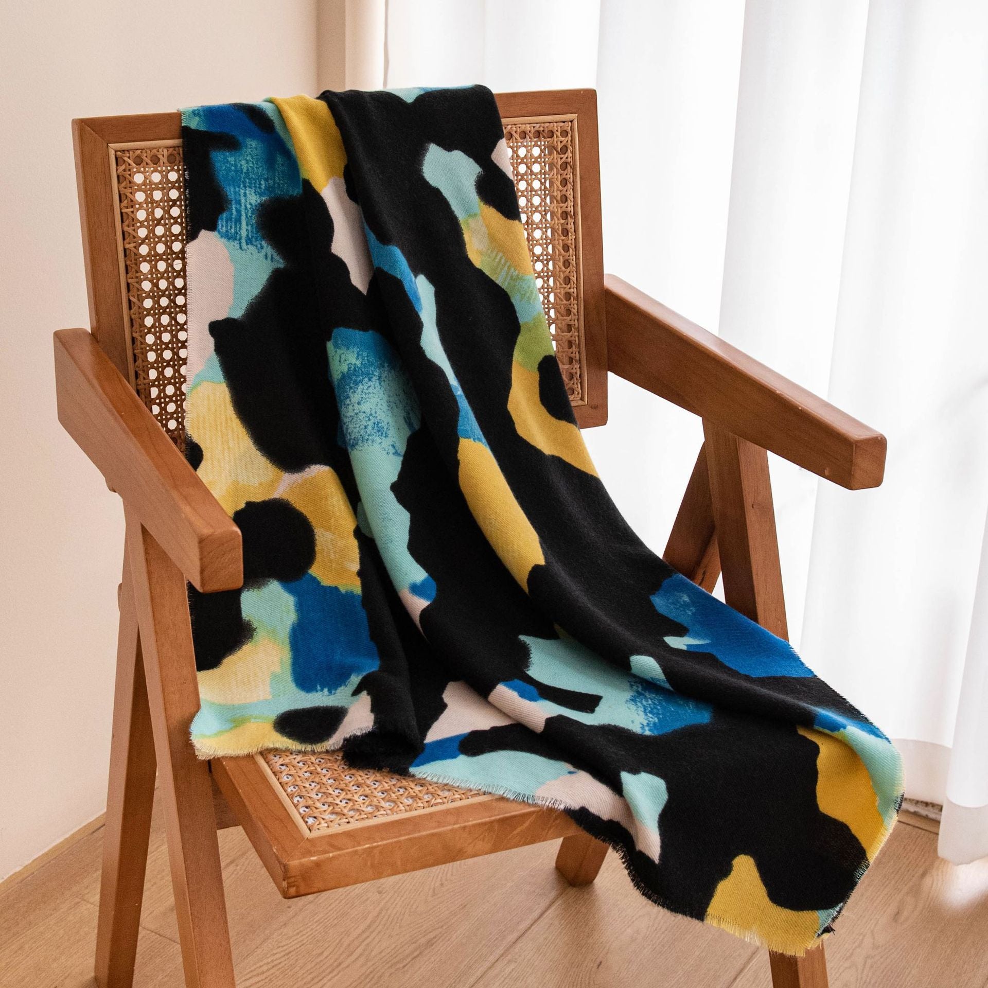 Autumn And Winter Cashmere Scarf Women's All - match Atmosphere High Sense - Zambeel