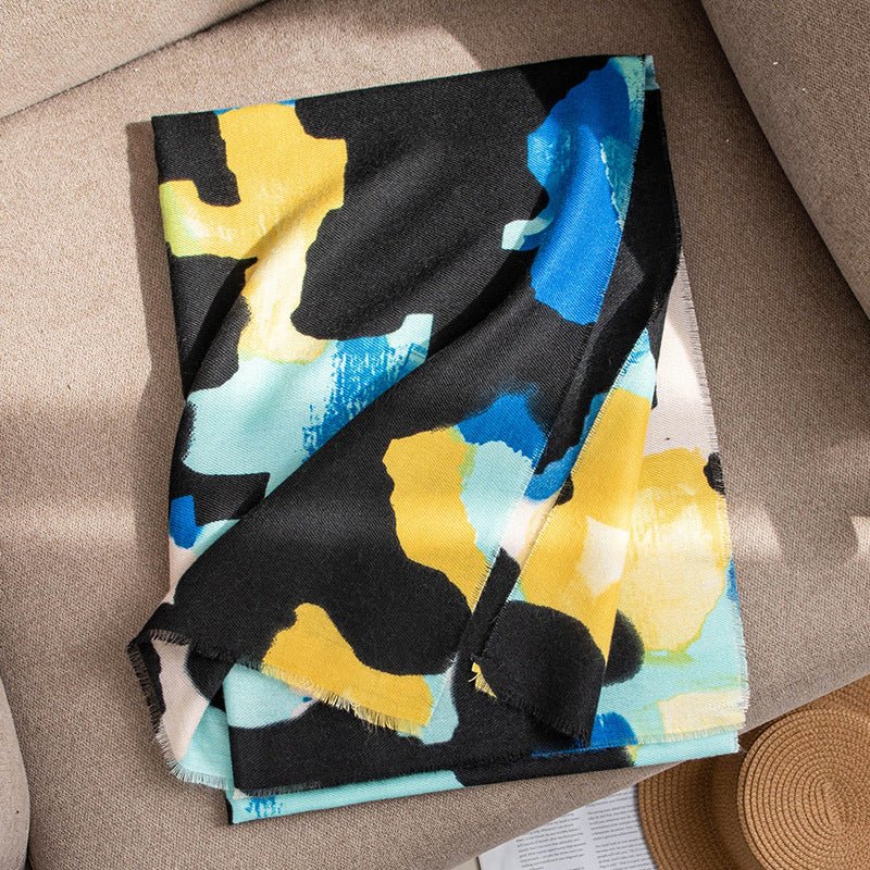 Autumn And Winter Cashmere Scarf Women's All - match Atmosphere High Sense - Zambeel