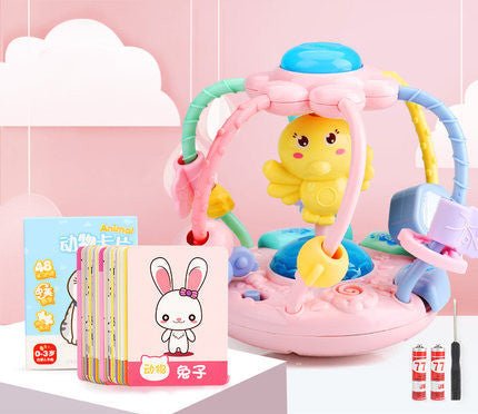 Baby Rattle Toy Teether Baby Grip Training Glowing Toy - Zambeel