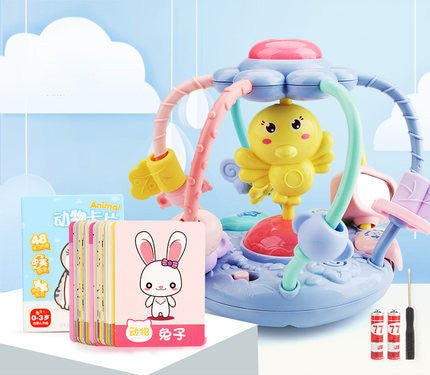 Baby Rattle Toy Teether Baby Grip Training Glowing Toy - Zambeel