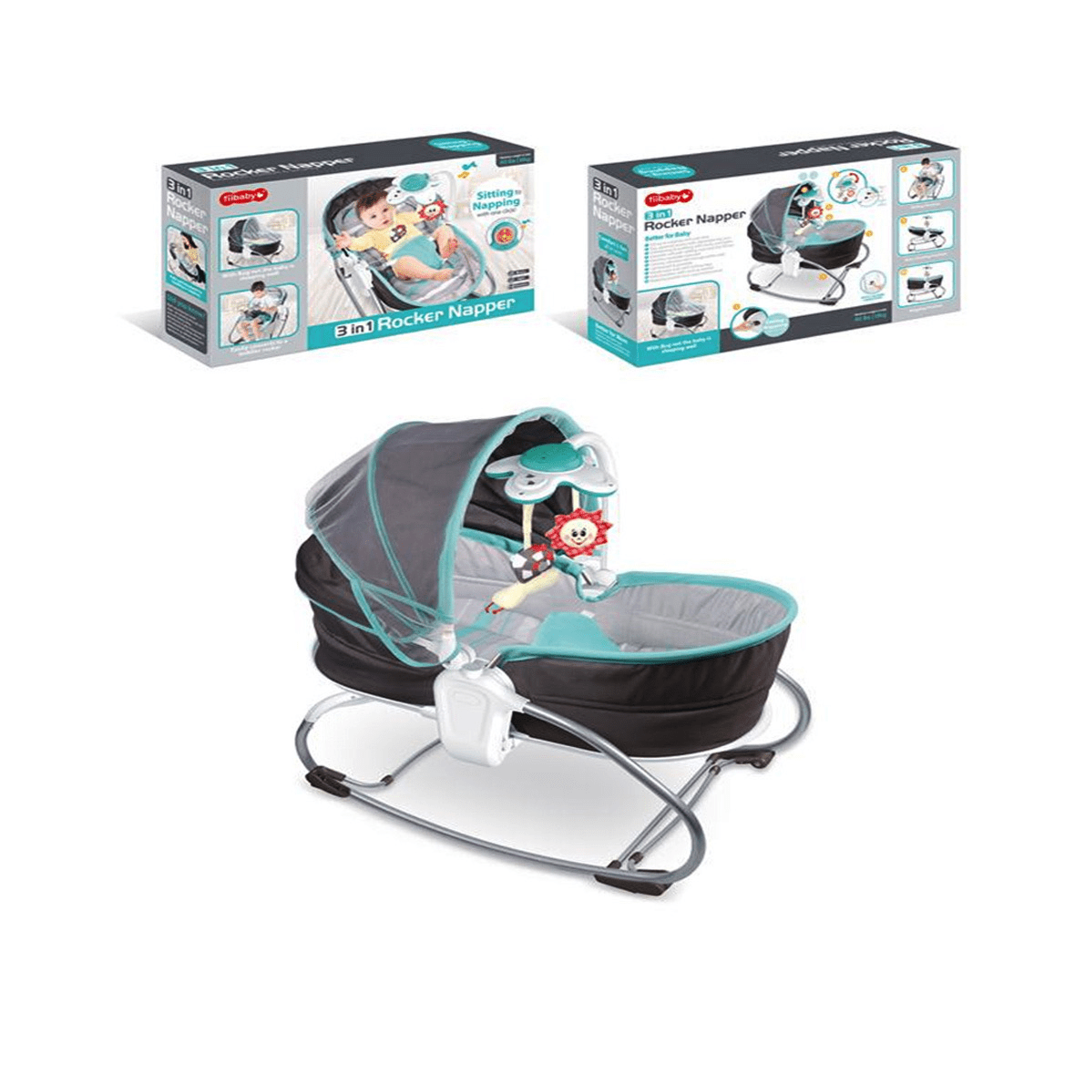Baby Rocker & Swing Chair - Zambeel
