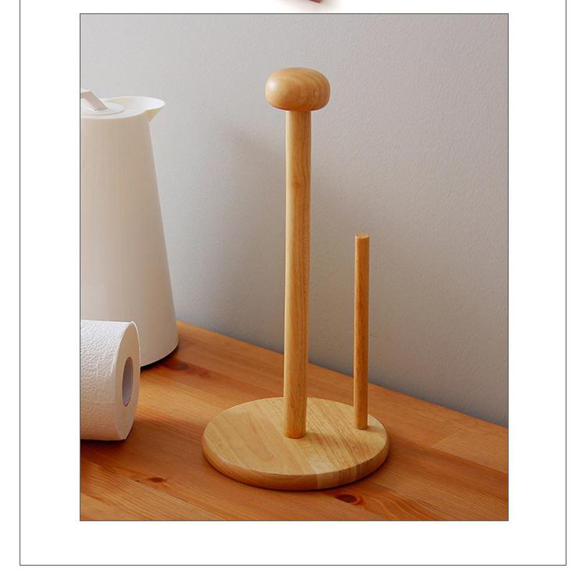 Bamboo Paper Roll Stand - Zambeel