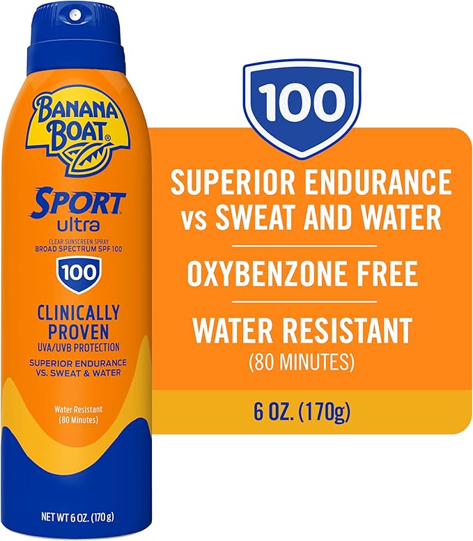 Banana Boat - Sport Ultra Clear Sunscreen Spray SPF 100 (Original) - Zambeel
