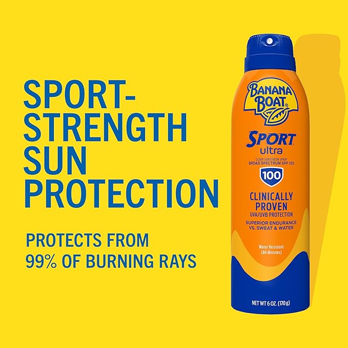 Banana Boat - Sport Ultra Clear Sunscreen Spray SPF 100 (Original) - Zambeel