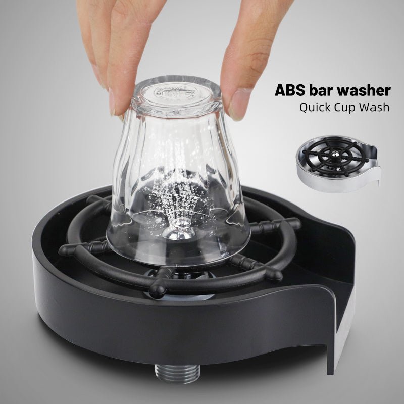 Bar Counter Cup Washer Sink High - pressure Spray Automatic Faucet Coffee Pitcher Wash Cup Tool Kitchen - Zambeel