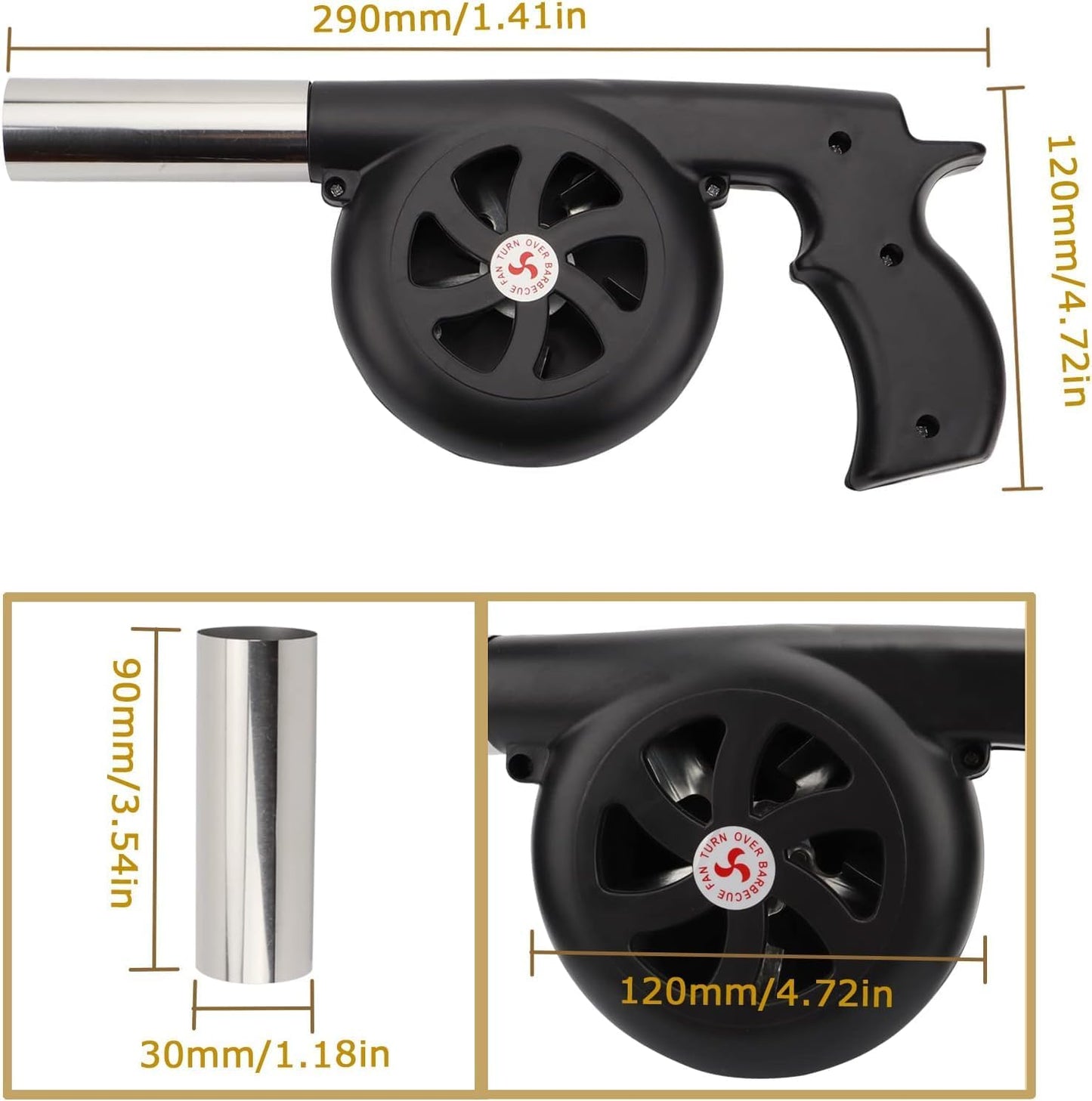 BBQ Electric Air Blower - Zambeel