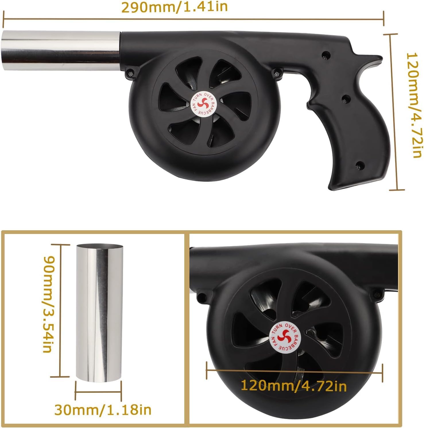 BBQ Electric Air Blower - Zambeel
