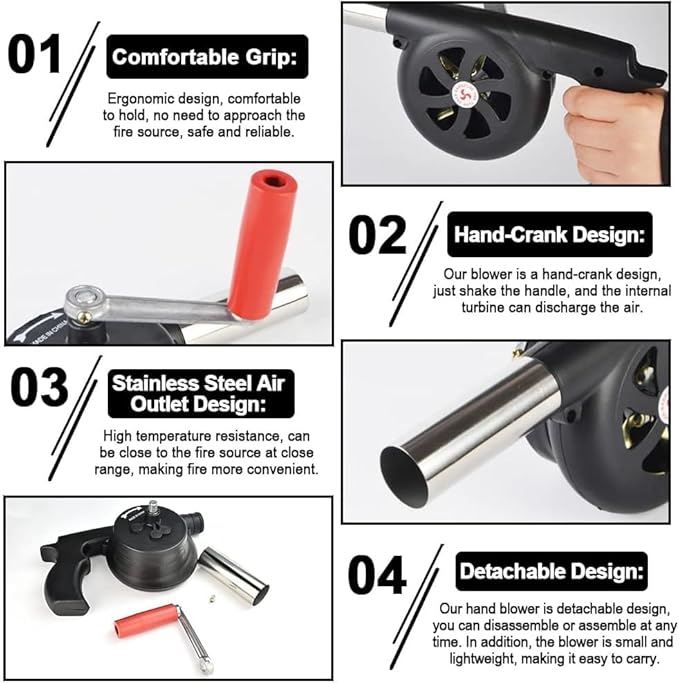 BBQ Electric Air Blower - Zambeel