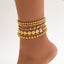 Beach Handmade Beaded Stretch Anklet XINGX - Zambeel