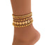Beach Handmade Beaded Stretch Anklet XINGX - Zambeel