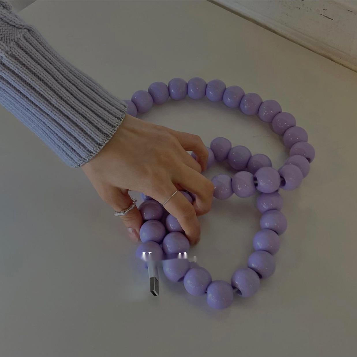 Beaded Mobile Phone Data Cable - Zambeel