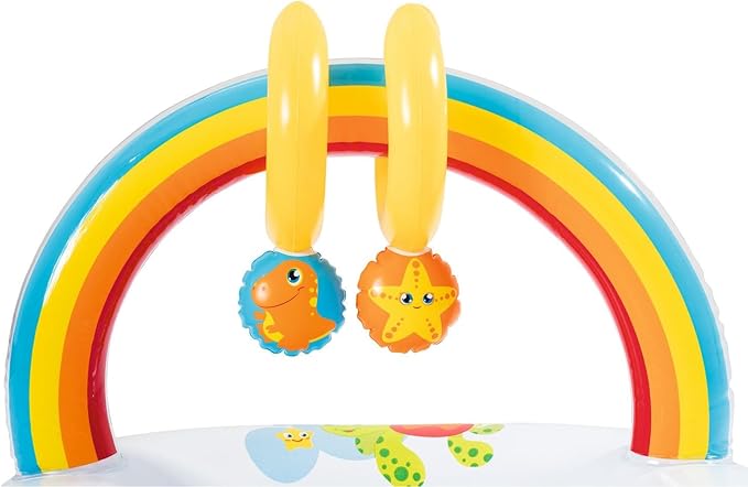 Bestway - Inflatable Baby Play Mat & Lounger with Rainbow Arch - Zambeel