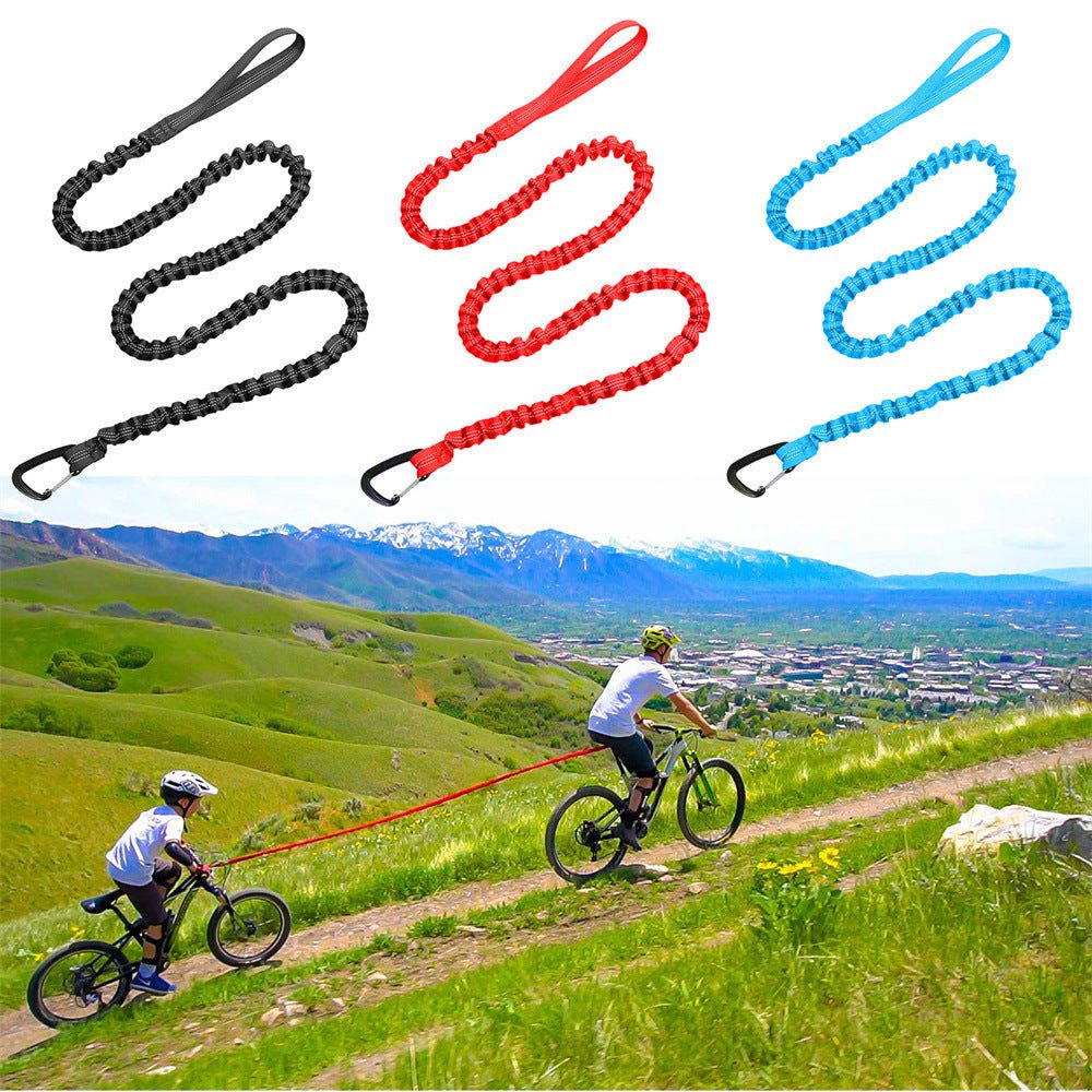 Bicycle Elastic Traction Rope Parent - Child Pull Traction Rope Children's Mountain Bike Bicycle Elastic Tow Rope - Zambeel