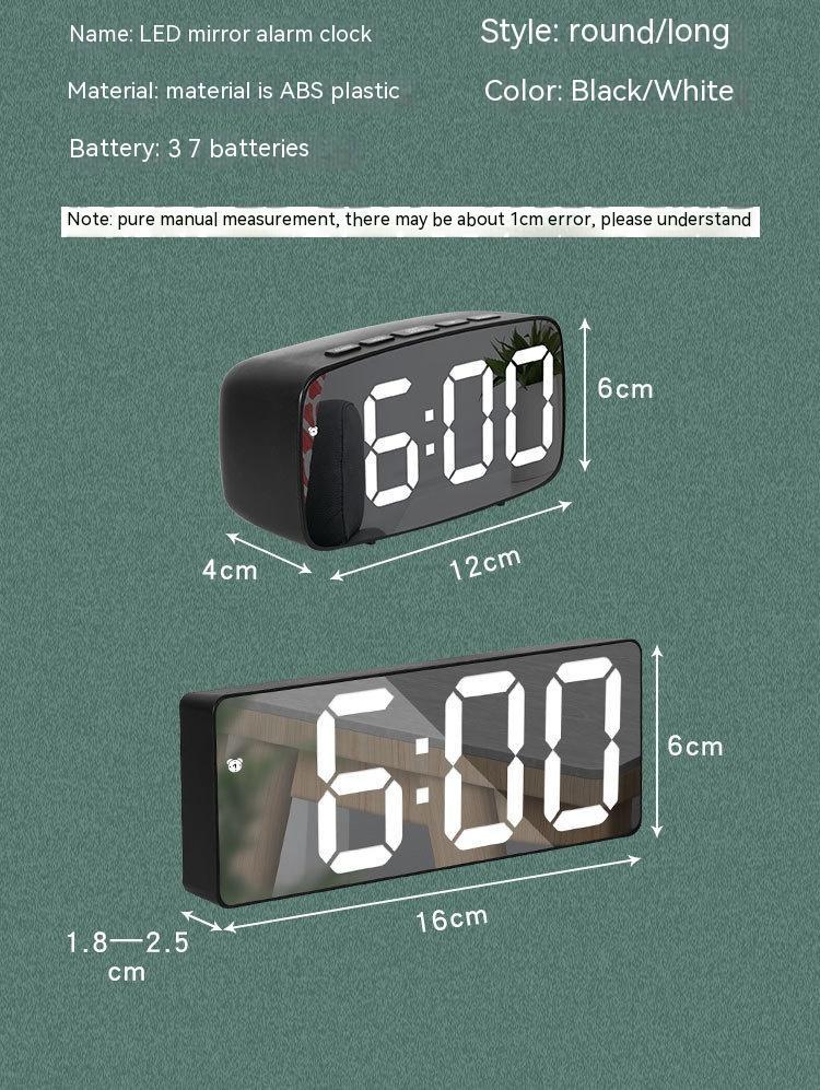 Big Screen And Font Electronic Bedside Clock - Zambeel