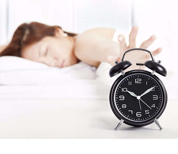 Big Sound Metal Personality Lazy Small Alarm Clock Luminous Simple Silent Bedside - Zambeel