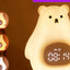 Big White Bear With Sleeping Timer Silicone Night Light - Zambeel