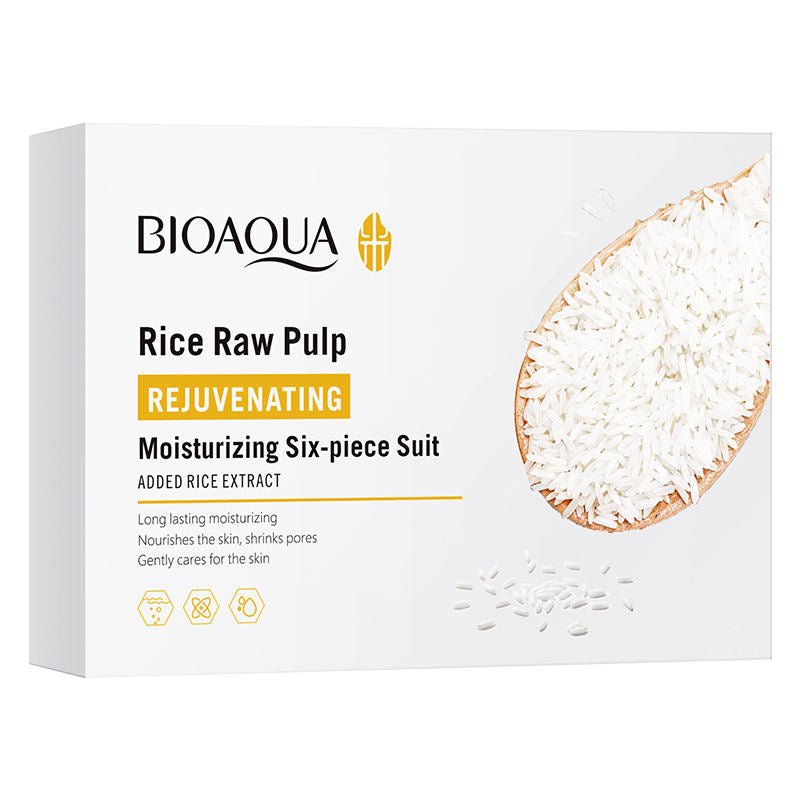 BIOAQUA - Rice Raw Pulp Rejuvenating Set (Original) - Zambeel