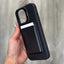 Black Wallet Phone Case with Card Holder - Zambeel