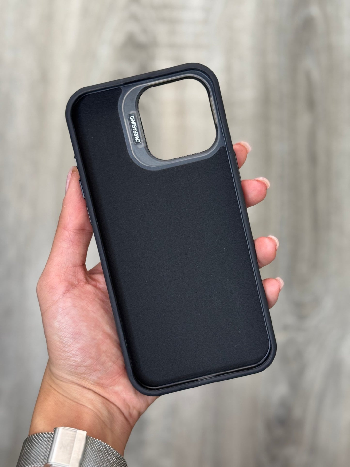 Black Wallet Phone Case with Card Holder - Zambeel