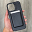 Black Wallet Phone Case with Card Holder - Zambeel